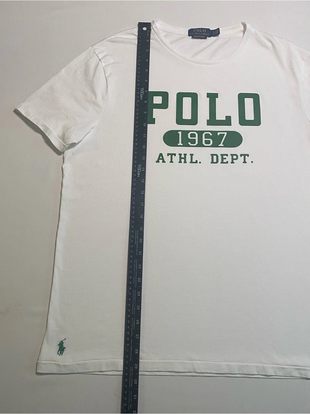 Polo Ralph Lauren Athletic Department Crew Neck Shirt Men XL SLIM Preppy Church
